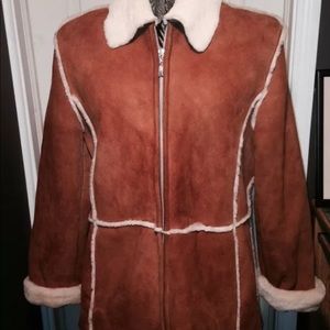 Autunno Collezione shearling 100% sheepskin coat M